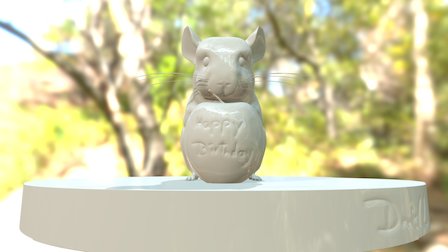 Chinchilla 3D Model