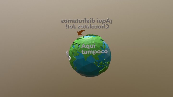 Low+ Poly+ Earth+V2 3D Model
