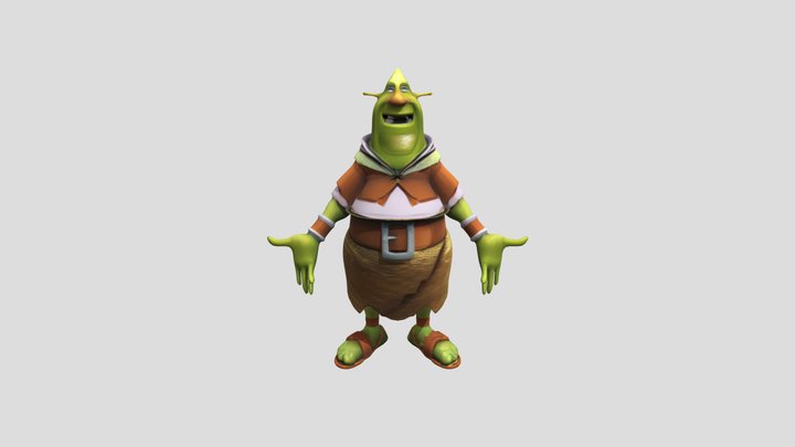 Shrek 1996 (Chris Farley) 3D Model