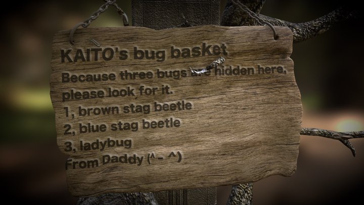 KAITO's BUGs BASKET 3D Model