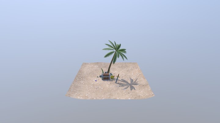 Buried Treasure 3D Model