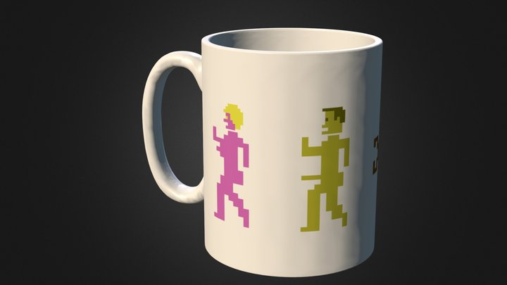 x-man atari 3D Model