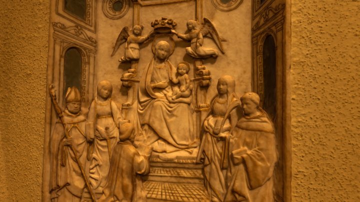 The Virgin and Child Enthroned, Antonello Gagini 3D Model