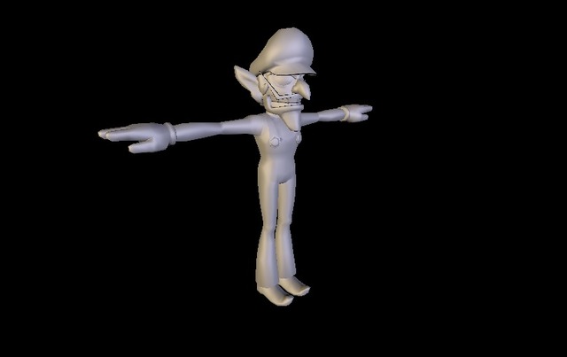 Waluigi 3D Model