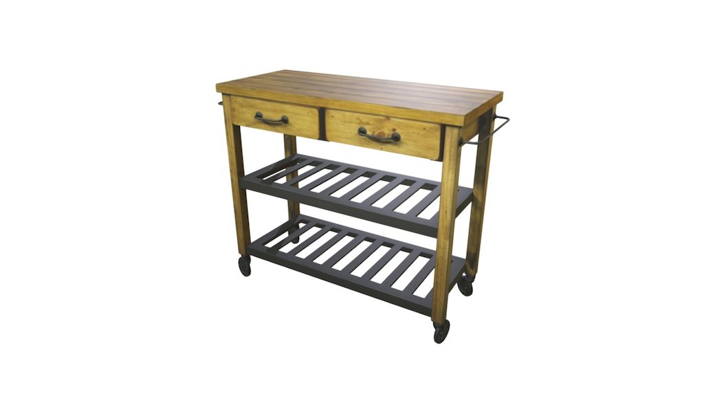 Crosley roots rack industrial deals kitchen cart