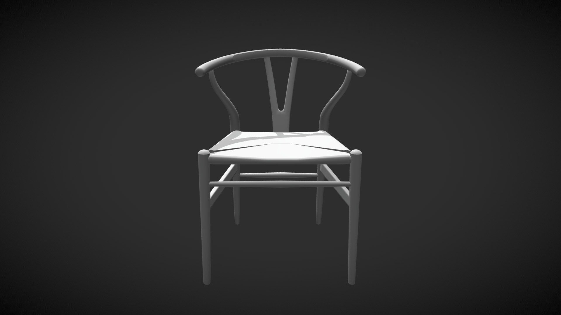 Wishbone Chair 3D model by dayaagila [248473f] Sketchfab