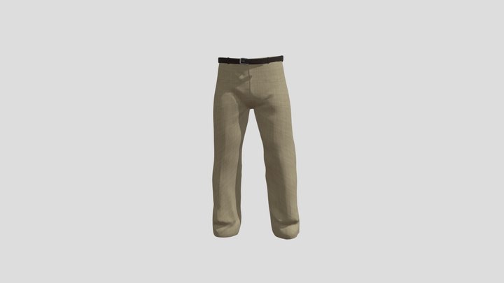 Khaki Pants 3D Model