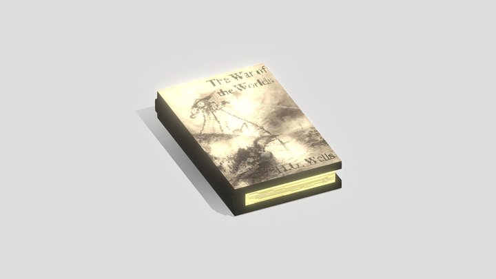 War Of The Worlds| Book Replica 3D Model
