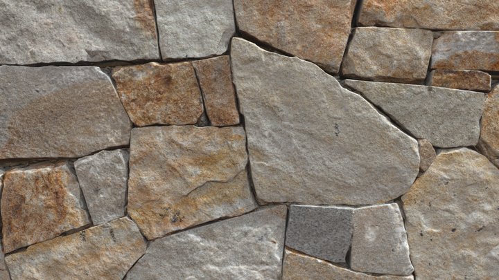 Crystal Creek Mosaic without Mortar 3D Model