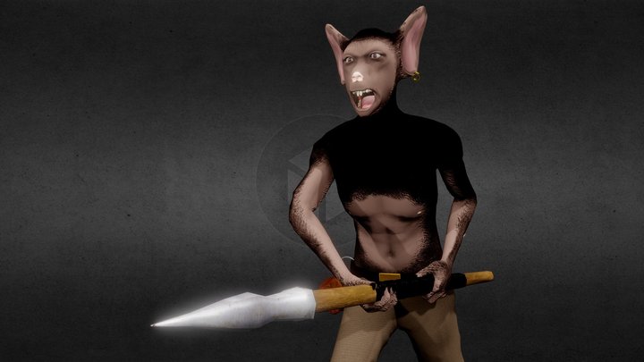 Rat-Man (From Wildemist Isle) 3D Model