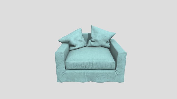 Sillon 124 Charco 3D Model