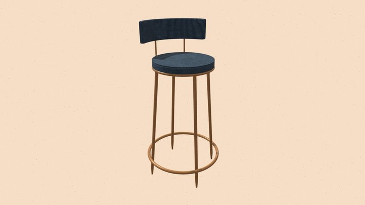 Bar Chair 3D Model