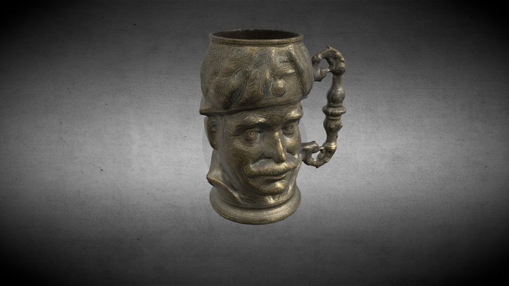 brass cup 3D Model
