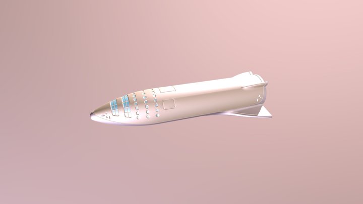 SpaceX BFR 3D Model