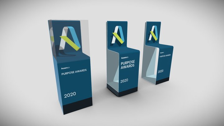 Ausenco Purpose Award - Trophy 1 3D Model