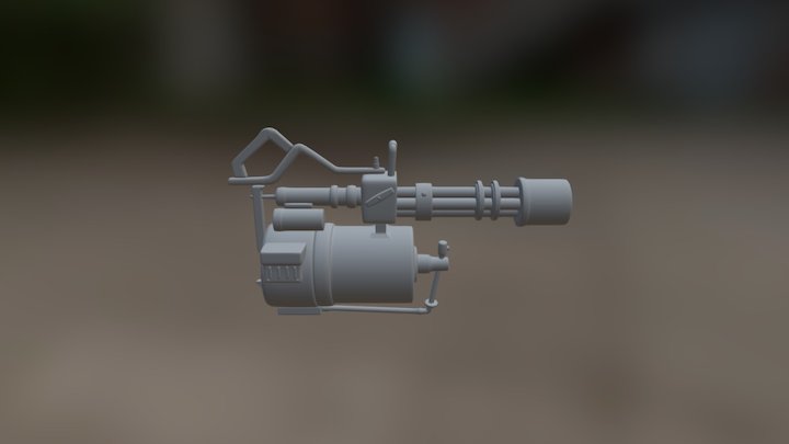 Heavy weapon team fortress 3D Model