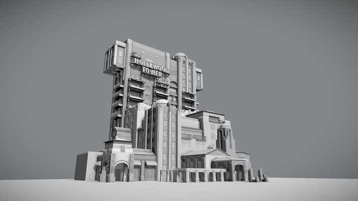 Tower of Terror 3D model 3D Model