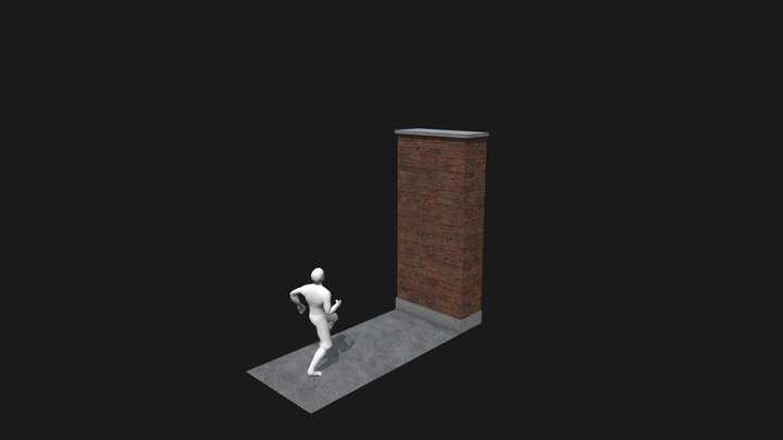 Climbing animation 3D Model
