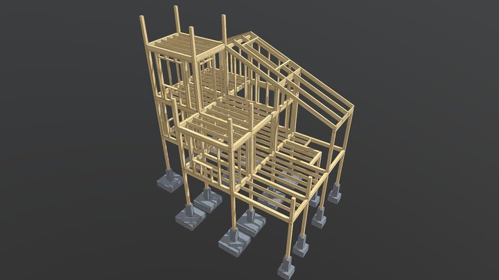 Engineering Structure 3D Model