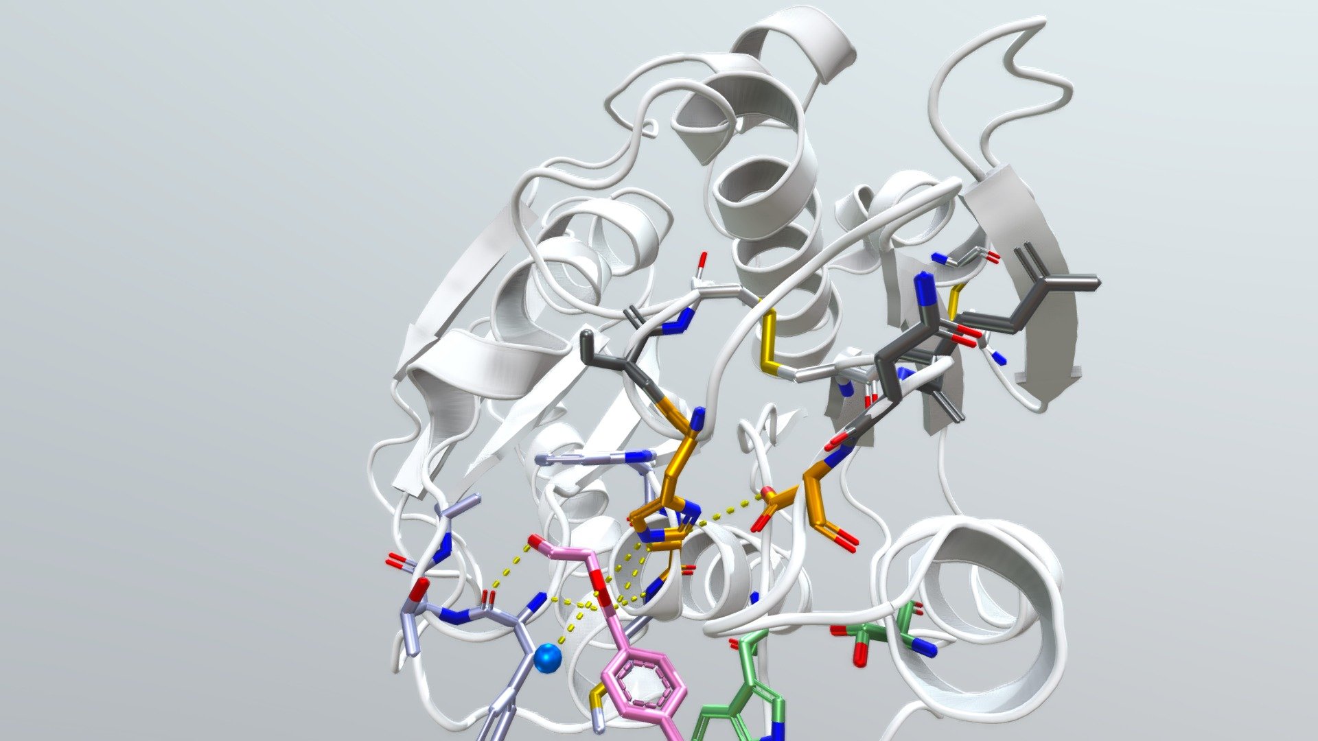 A Mechanistic Model of the PETase Enzyme - 3D model by grinstleig