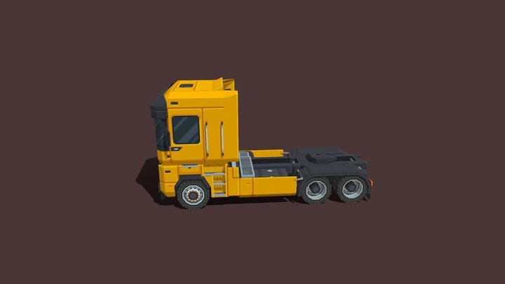 Renault Magnum 6x4 3D Model