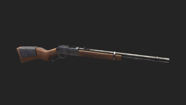 Vintage Rifle 3D Model