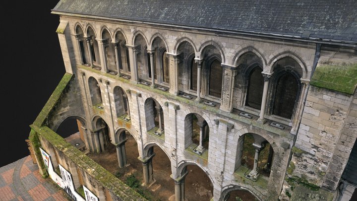 Ancienne église Saint- Pierre de Doullens 3D Model