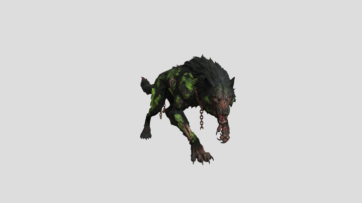 Monster Wolf 3D Model