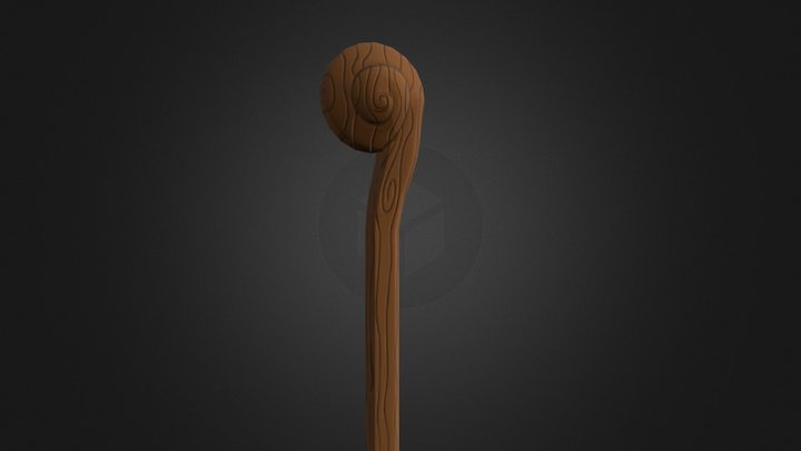 Moira's Staff 3D Model