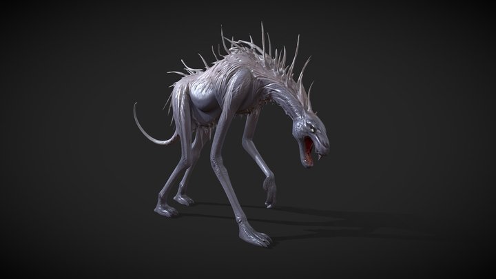 Creature "White Walker" 3D Model