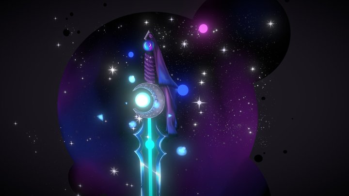 Moon Sword 3D Model
