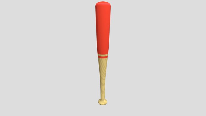 [Tomodachi Life: Living The Dream] Baseball Bat – Free 3D Model STL