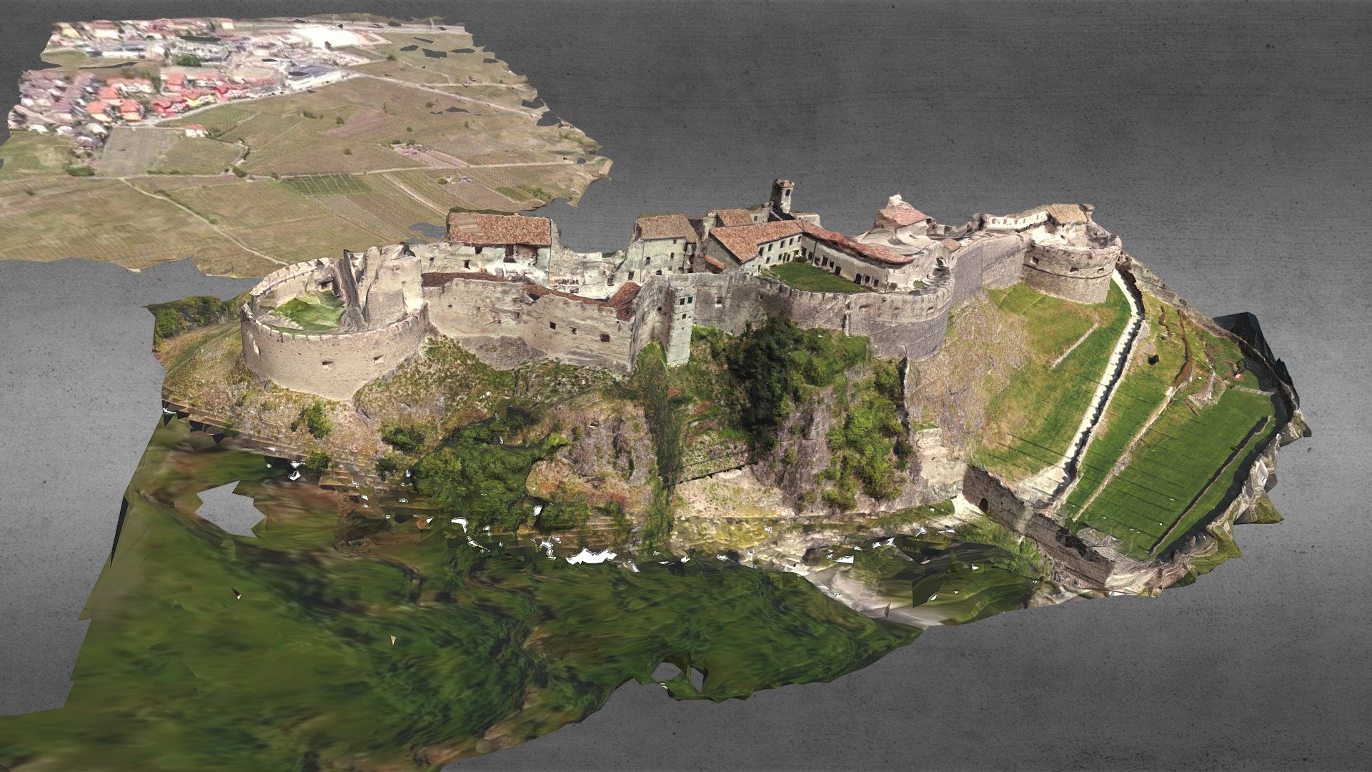 Medieval Castel Beseno, Italy
