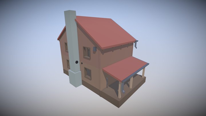 Hut 02 - CG 3D Model