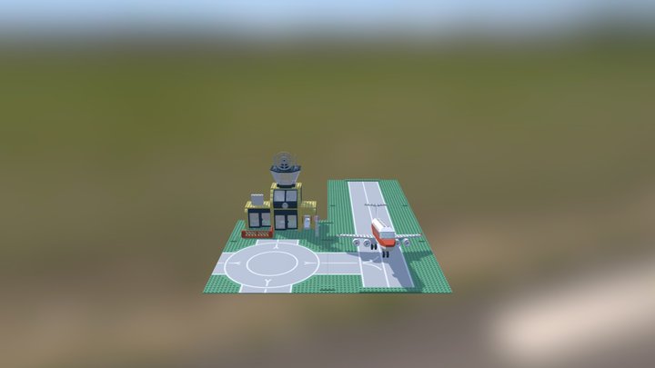 Lego Airport 3D Model