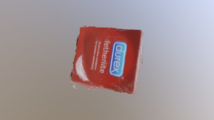 Durex Condom Pack 3D Model