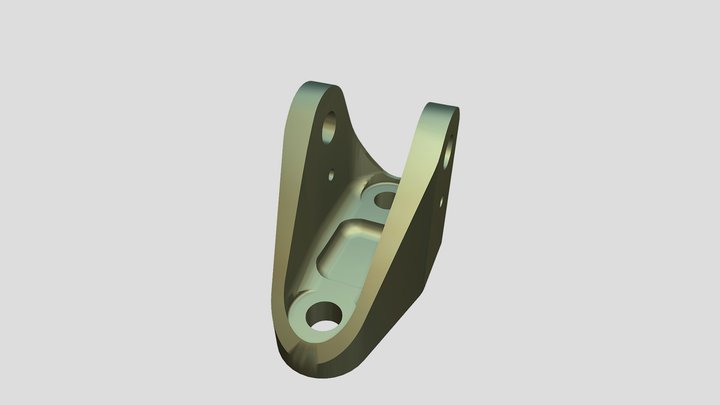 Oreca Damper Mount 3D Model