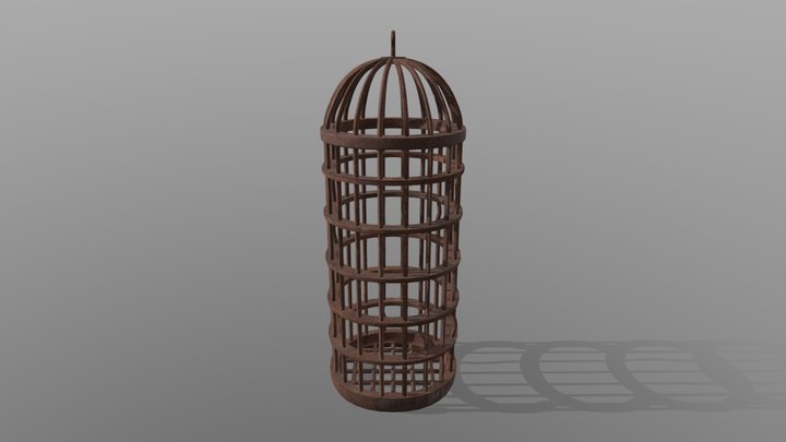 Medieval Prison Cage 3D Model