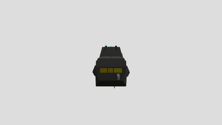 Low Poly Transport Ship