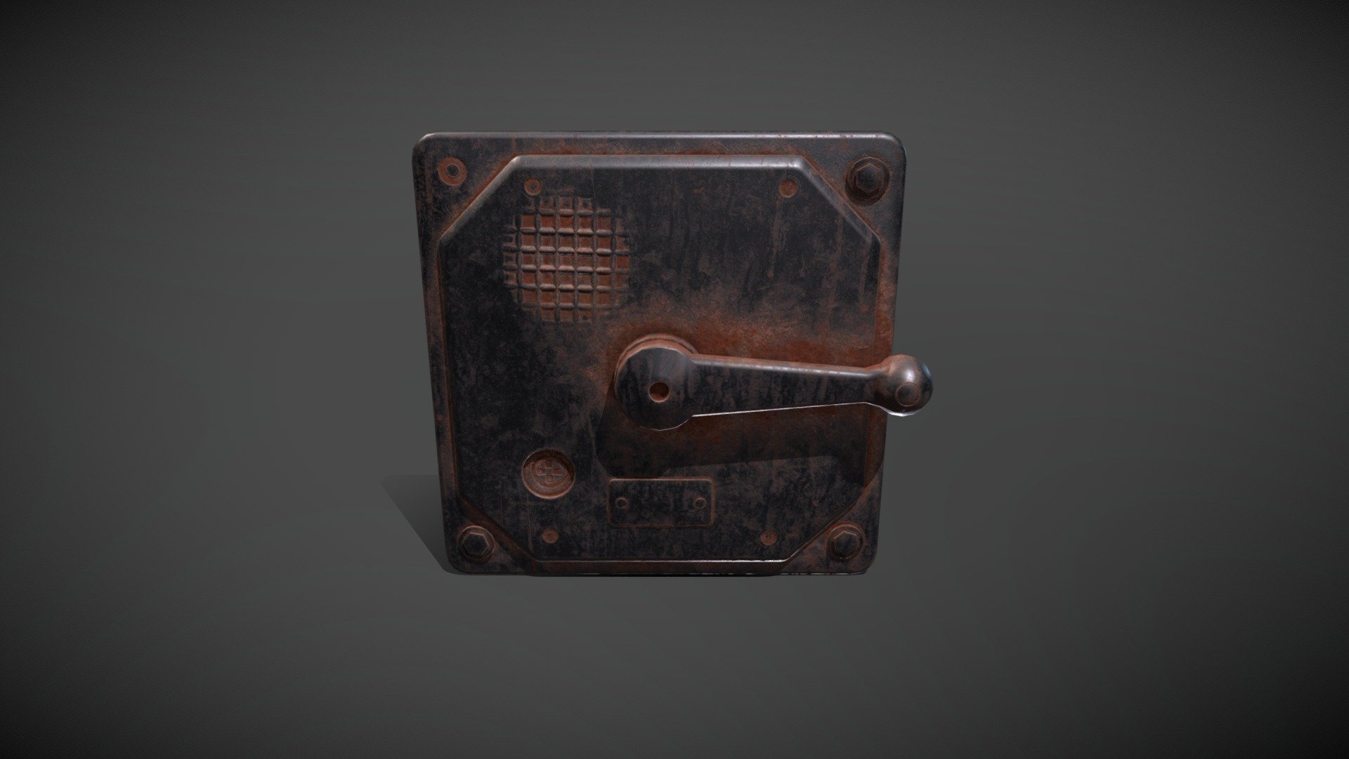 Old Lever Low Poly Download Free 3D model by BrunX [2492917] Sketchfab