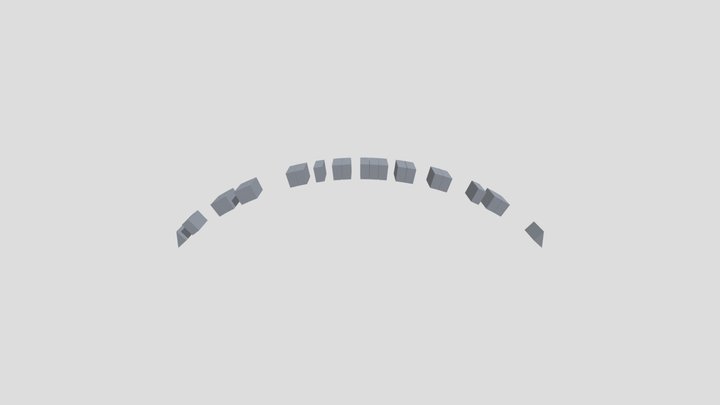 brick arch3 3D Model