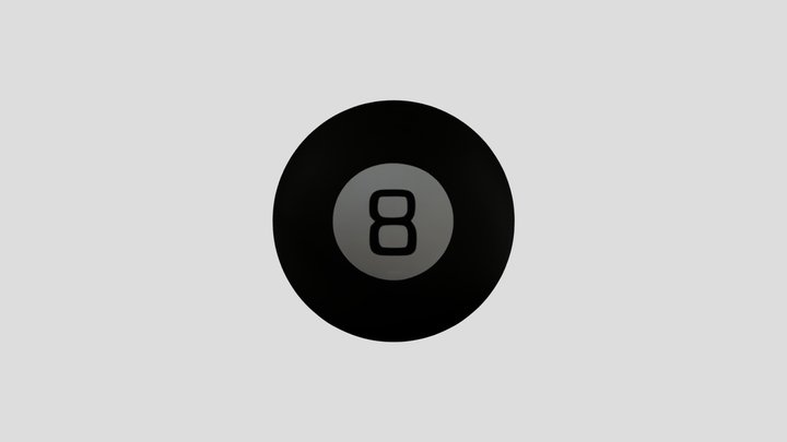 Magic 8 Ball 3D Model