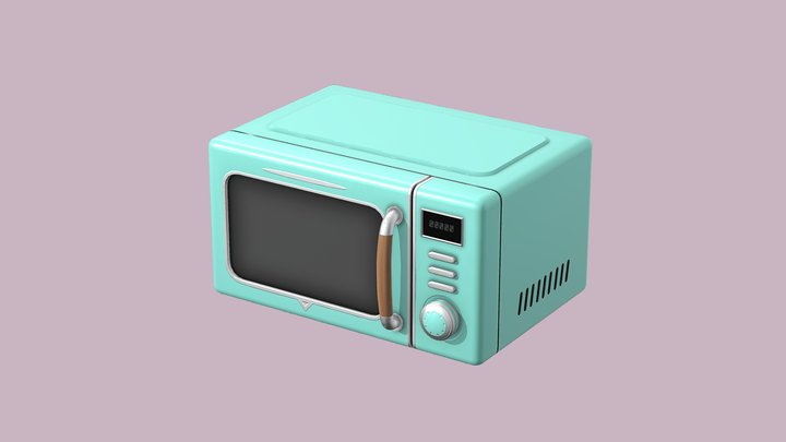 Spirit City - Kitchen DLC - Microwave 3D Model