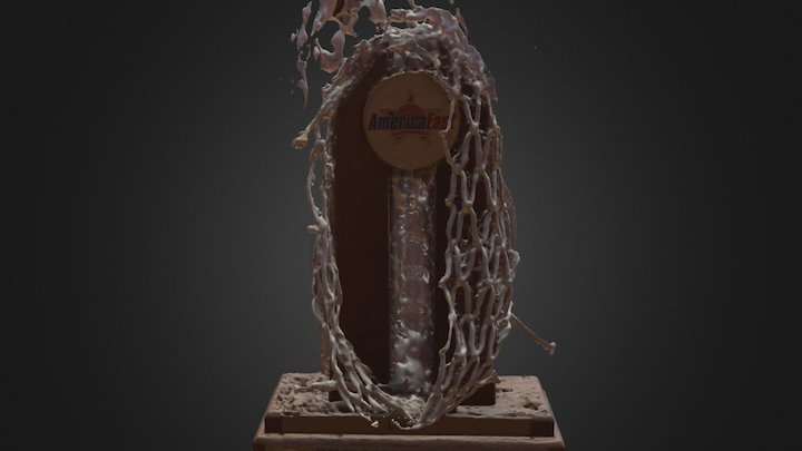 Trophy, with net 3D Model