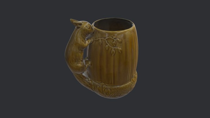 Sylvag Squirrel Vase (4068) 3D Model