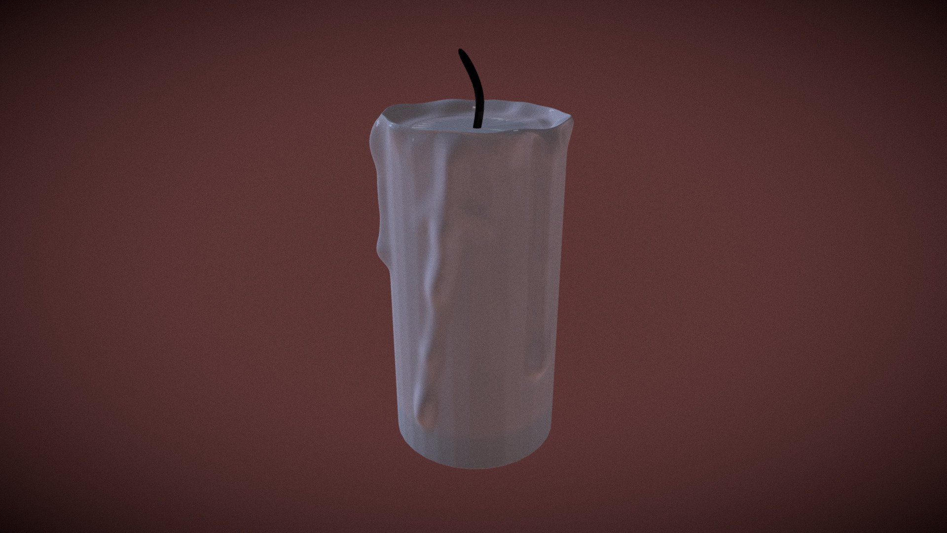 The Candle V.1 — Sketchfab embed 3D viewer