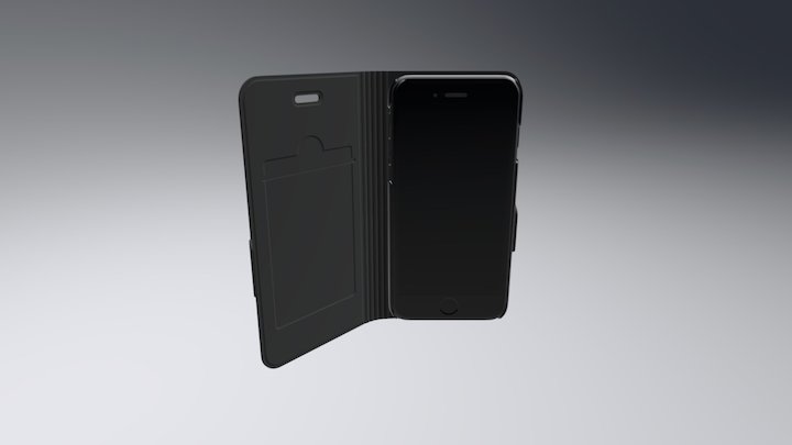 翻頁皮套 3D Model