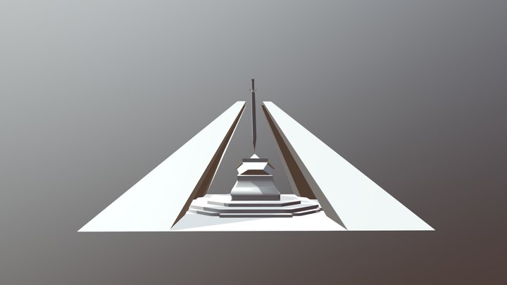 SWORD IN STONE 3D Model
