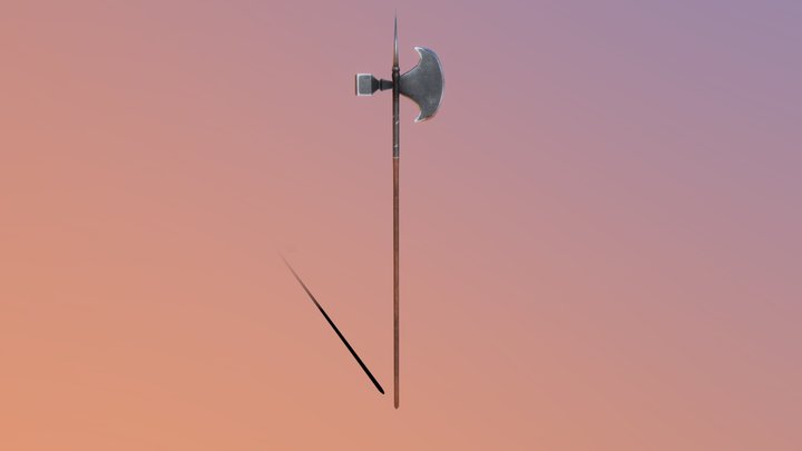 Halberd 3D Model