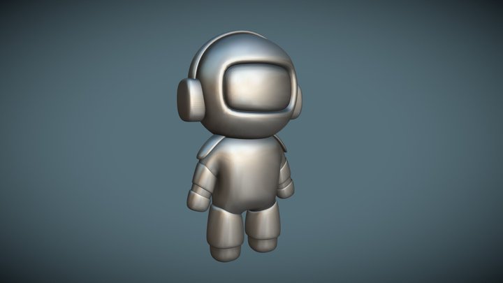 Astronauta 3D Model